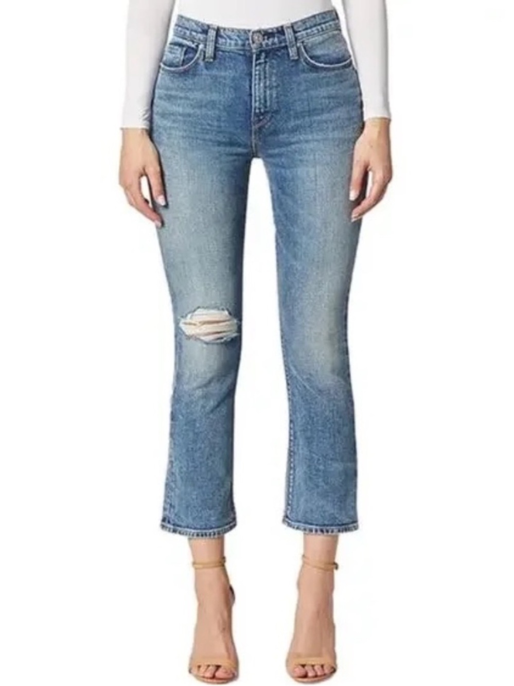 NEW Hudson Holly High Rise Crop Bootcut Jeans Size 29